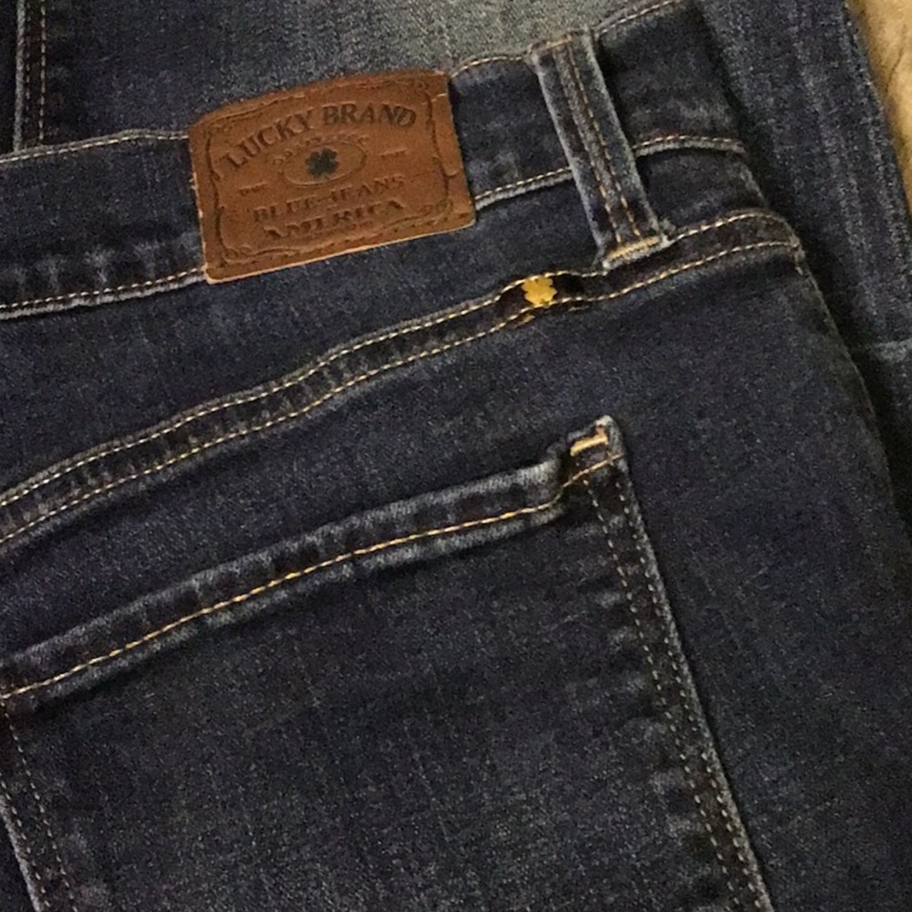 sac954🍀High Rise Brooke Skinny w/28” Inseam Lucky Jeans Size 14 - Picture 6 of 9